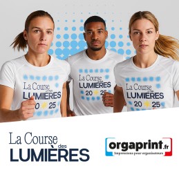 Tee-shirt Sport Course des Lumières personnalisé