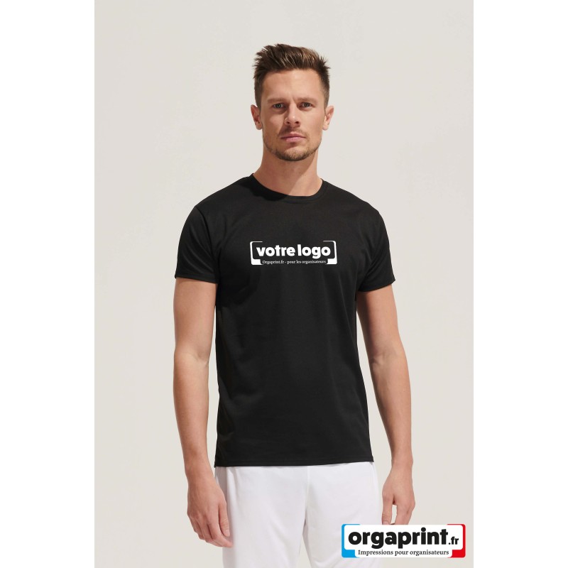 T-Shirt sport Sprint marqué